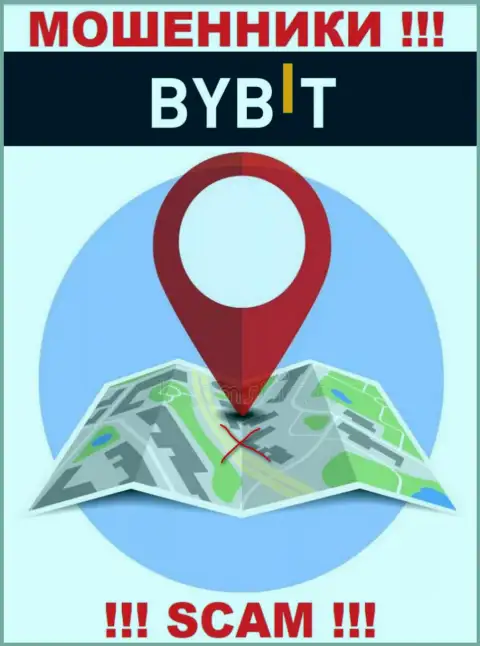 ByBit не представили свое местонахождение, на их web-сервисе нет информации о адресе регистрации