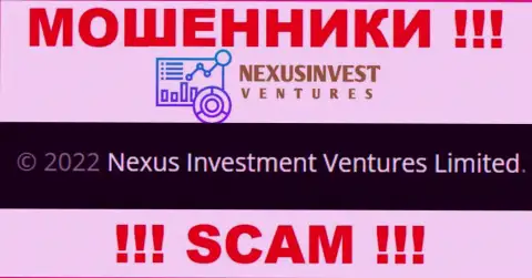 Nexus Investment Ventures - это internet мошенники, а руководит ими Nexus Investment Ventures Limited