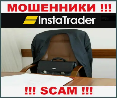 В компании Insta Trader скрывают лица своих руководителей - на сайте информации не найти