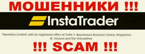 Будьте весьма внимательны - компания InstaTrader Net сидит в офшоре по адресу - Suite 3, ​Beachmont Business Centre, Kingstown, St. Vincent and the Grenadines и обувает клиентов