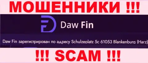 DawFin Com предоставляют клиентам фейковую информацию о офшорной юрисдикции