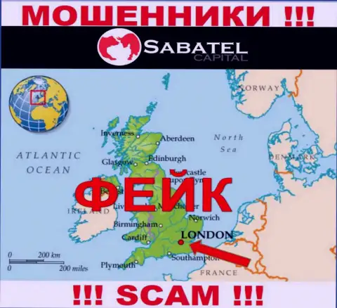 Мошенники Sabatel Capital не показывают достоверную информацию относительно своей юрисдикции