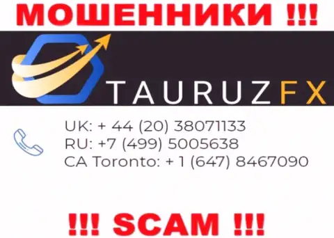 Не берите телефон, когда звонят неизвестные, это могут оказаться internet-разводилы из компании TauruzFX Com