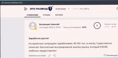 Мнения трейдеров ЕХБрокерс на сайте Eto Razvod Ru со сведениями об итогах взаимодействия с ФОРЕКС дилинговой компанией