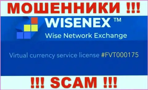 Будьте очень внимательны, зная номер лицензии Wisen Ex с их интернет-портала, уберечься от противоправных действий не удастся - МОШЕННИКИ !