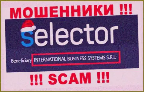Контора, владеющая разводилами Selector Gg - это INTERNATIONAL BUSINESS SYSTEMS S.R.L.