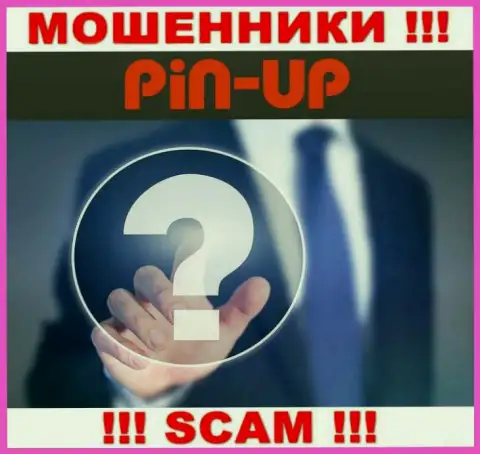 Не взаимодействуйте с обманщиками Pin-Up Casino - нет инфы о их прямых руководителях