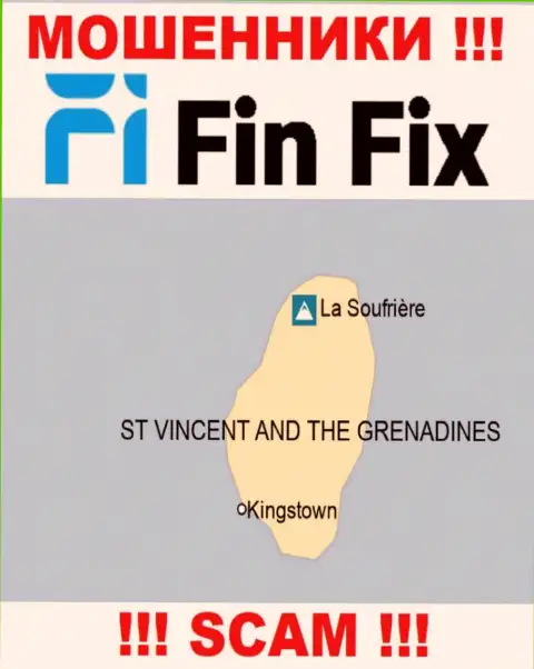 FinFix спрятались на территории St. Vincent & the Grenadines и беспрепятственно крадут депозиты