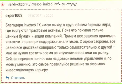 Мнения игроков INVFX касательно условий этой форекс дилинговой организации на web-портале sandi-obzor ru