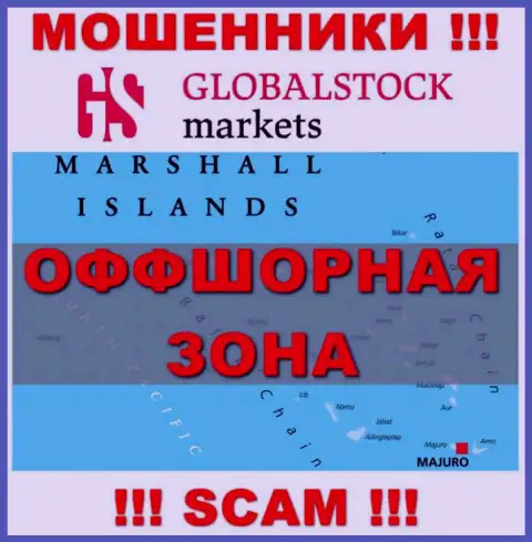 Global Stock Markets расположились на территории - Маршалловы острова, остерегайтесь сотрудничества с ними