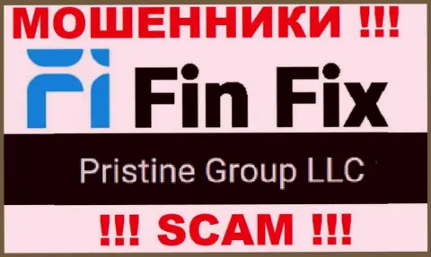 Юр. лицо, которое управляет мошенниками ФинФикс - это Pristine Group LLC