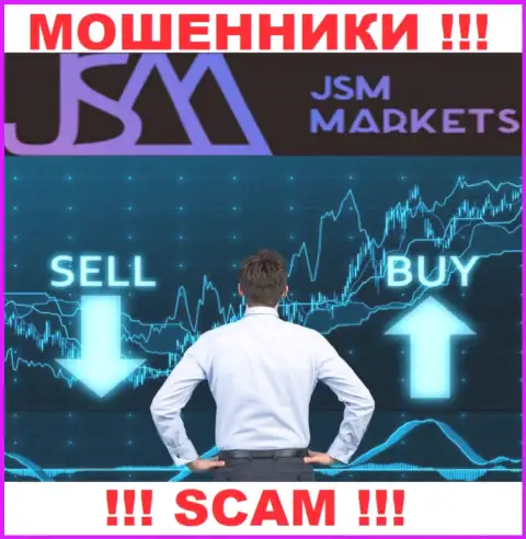 Опасно совместно сотрудничать с JSM-Markets Com, которые оказывают свои услуги области Broker