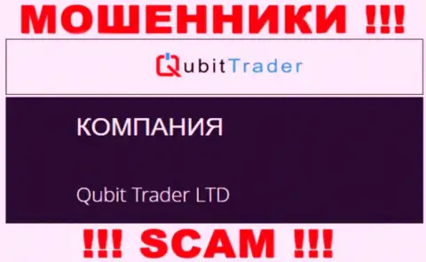 КьюбитТрейдер - интернет мошенники, а руководит ими юридическое лицо Qubit Trader LTD