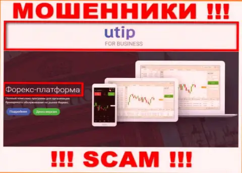 UTIP Org разводят лохов, оказывая мошеннические услуги в области Forex