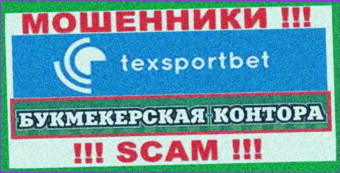 Направление деятельности интернет мошенников ТексСпортБет - это Букмекер, однако помните это кидалово !!!