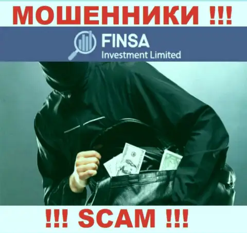 Не ведитесь на возможность заработать с интернет-мошенниками FinsaInvestmentLimited Com - это капкан для лохов