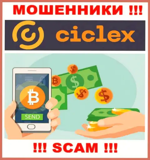 Ciclex не вызывает доверия, Криптовалютный обменник - это то, чем промышляют эти интернет воры