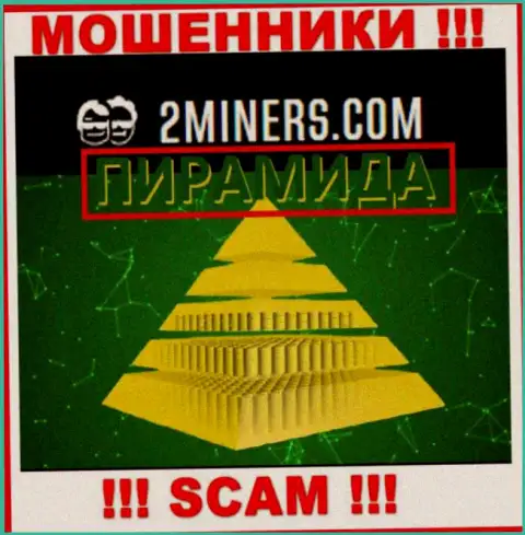 2Miners Com - это МОШЕННИКИ, промышляют в сфере - Пирамида