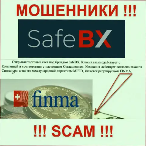 Safe BX и их регулятор: FINMA - это АФЕРИСТЫ !!!