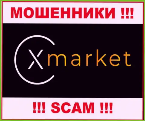 Лого МОШЕННИКОВ Икс Маркет