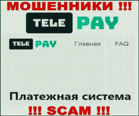 Основная деятельность Tele-Pay Pw - это Платежная система, будьте крайне бдительны, промышляют преступно